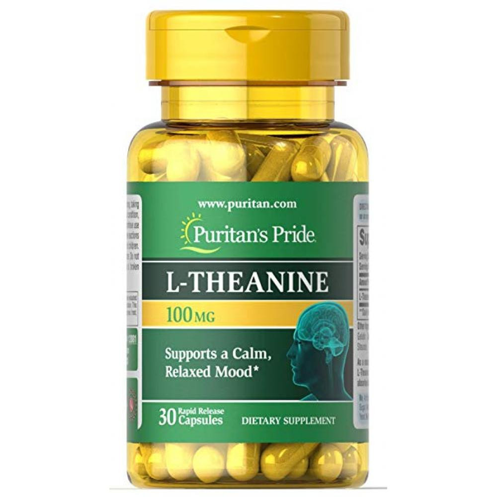 Капсули L-Theanine 200 mg - 60 caps 100-76-3921702-20