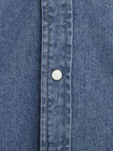 Сорочка JJESHERIDAN SHIRT S/S 12159371 Medium Blue Denim Jack&Jones L Блакитний 12159371MEDIUMBLUEDEN