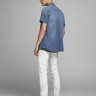 Сорочка JJESHERIDAN SHIRT S/S 12159371 Medium Blue Denim Jack&Jones L Блакитний 12159371MEDIUMBLUEDEN