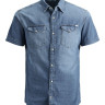 Сорочка JJESHERIDAN SHIRT S/S 12159371 Medium Blue Denim Jack&Jones L Блакитний 12159371MEDIUMBLUEDEN