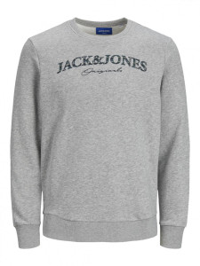 Толстовка JORMINISTRY SWEAT CREW NECK 12180410 Light Grey Melange Jack&Jones XXL Сірий 12180410LIGHTGREYMELA