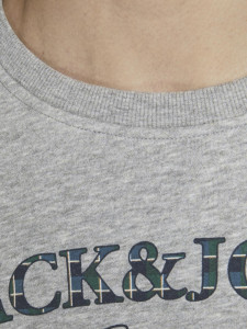 Толстовка JORMINISTRY SWEAT CREW NECK 12180410 Light Grey Melange Jack&Jones XXL Сірий 12180410LIGHTGREYMELA