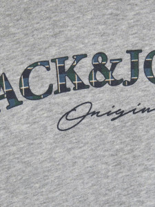 Толстовка JORMINISTRY SWEAT CREW NECK 12180410 Light Grey Melange Jack&Jones XXL Сірий 12180410LIGHTGREYMELA