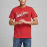 Футболка JJELOGO TEE SS O-NECK 2 COL SS21 NOOS 12180867 True Red Jack&Jones S Червоний 12180867TRUERED