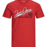 Футболка JJELOGO TEE SS O-NECK 2 COL SS21 NOOS 12180867 True Red Jack&Jones S Червоний 12180867TRUERED
