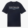 Футболка T-SHIRT WITH A LOGO PRIN 1040988-10668 Tom Tailor L Темно-синій 1040988-10668
