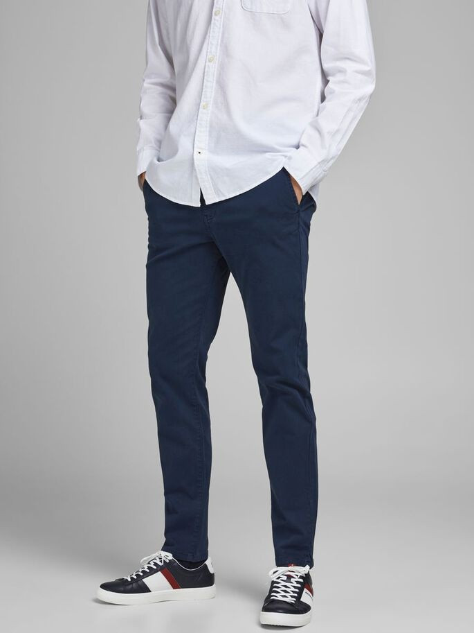 Штани JJIMARCO JJFRED AMA NAVY NOOS 12184901 Navy Blazer Jack&Jones 30/32 Темно-синій 12184901NAVYBLAZER