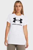 Футболка жіноча Under Armour Sportstyle Logo Ss (1356305-111) 1356305-111