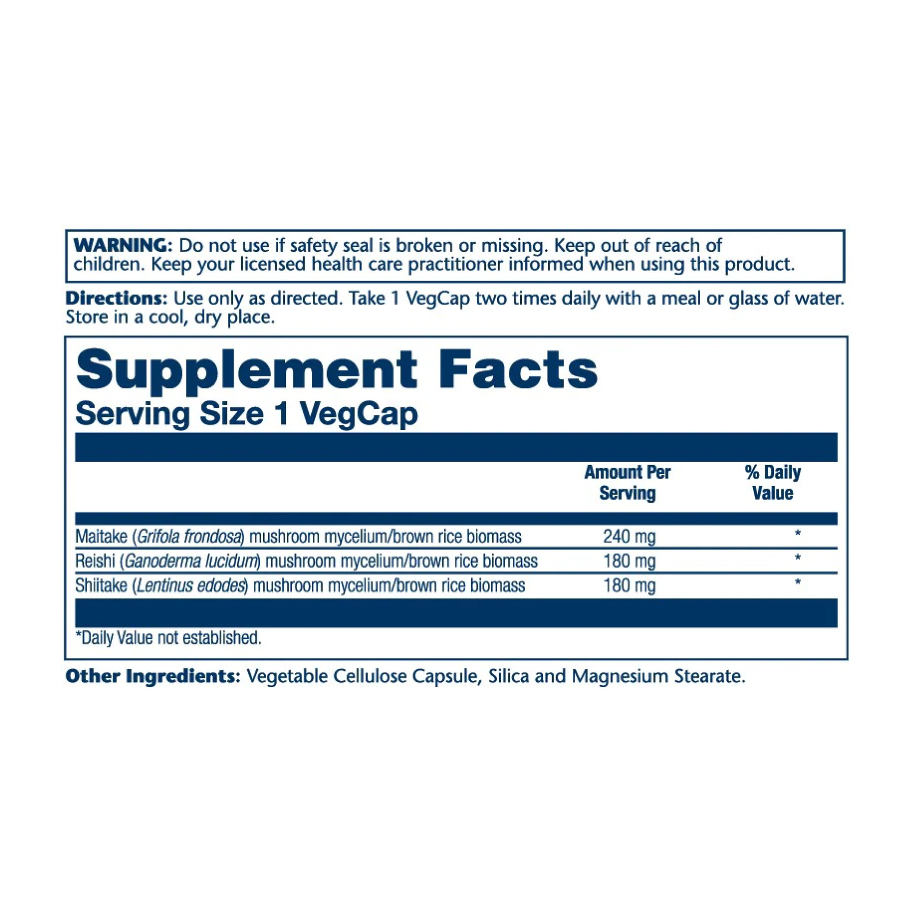 Капсули Solaray Mushroom Immune Complex 600mg - 100 vcaps 2023-10-2127