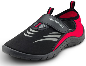 Аквашузи Aqua Speed AQUA SHOE MODEL 27D 7625 чорний, сірий, червоний Уні 41 642-27D