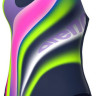 Купальник закритий для жінок Arena WATER FLUIDS SWIMSUIT SWIM PRO темно-синій, рожевий, салатовий Жі 008837-570