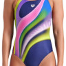 Купальник закритий для жінок Arena WATER FLUIDS SWIMSUIT SWIM PRO темно-синій, рожевий, салатовий Жі 008837-570