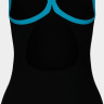 Купальник закритий для дівчат Arena SWIMSUIT LIGHT DROP SOLID чорний 128 см 005919-589