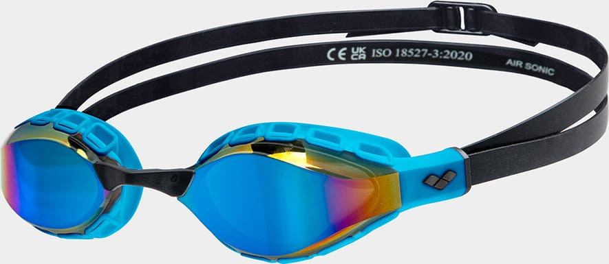 Окуляри для плавання Arena AIR SONIC MIRROR синій, чорний One Size 011004-110
