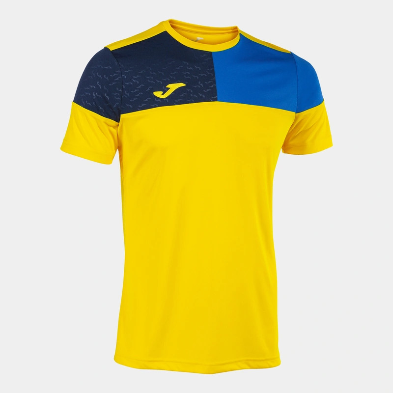 Футболка Joma CREW V жовто-синя 103084.907 103084.907