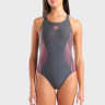 Купальник Arena GRID SWIMSUIT V BACK GRAPHIC 010263-550