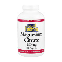 Капсули Natural Factors Magnesium Citrate 150mg - 360 caps 2023-10-5743