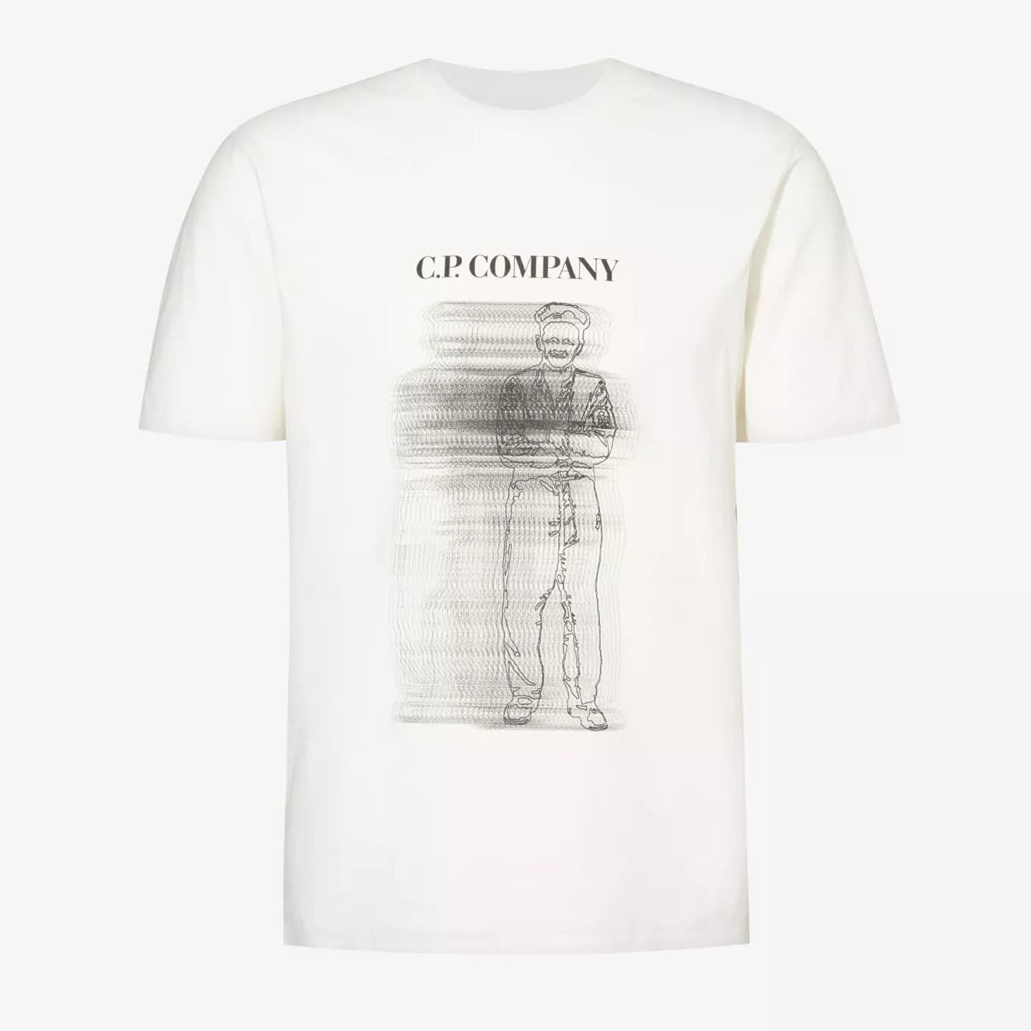 Футболка C.P. Company Blur Sailor T-Shirt black 15CMTS242A 00586W