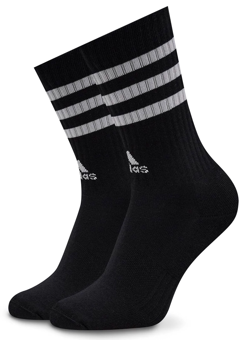 Шкарпетки Adidas 3S C SPW CRW 3P білий, сірий, чорний Уні L (43-45) IC1323