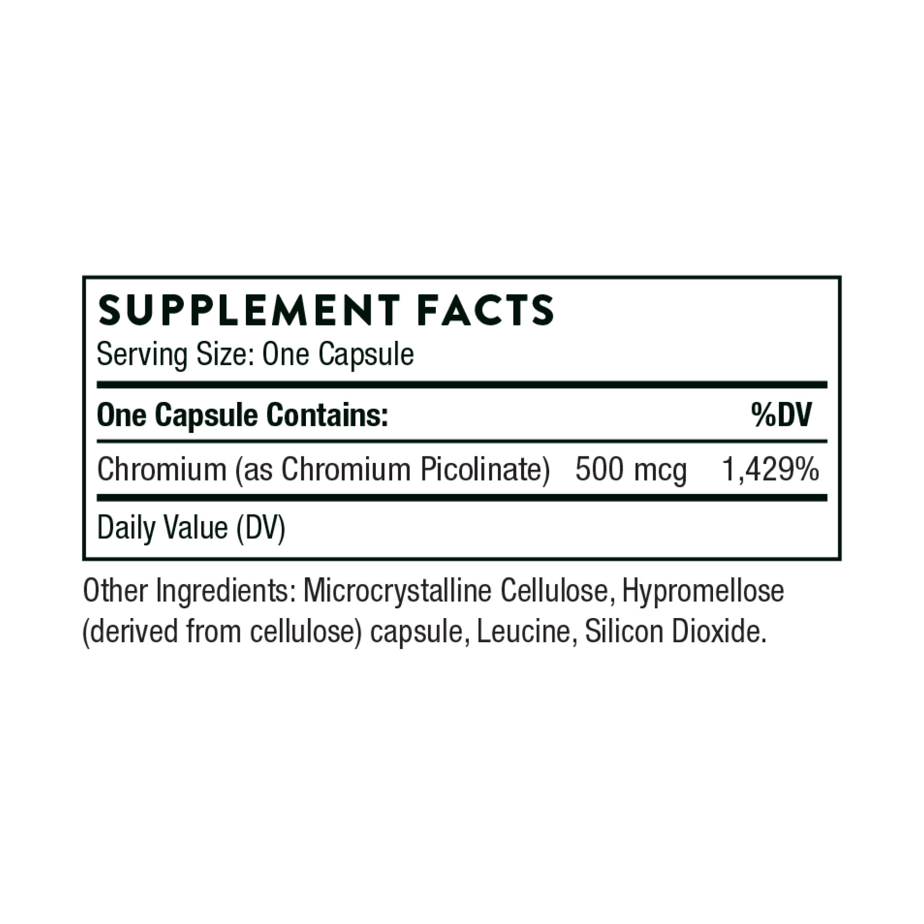 Капсули Thorne Chromium Picolinate - 60 caps 2023-10-3070