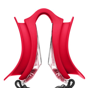 Окуляри для плавання Renvo Ertan JR Anti-fog Чорний Червоний OSFM (1SG120-0701) 1SG120-0701