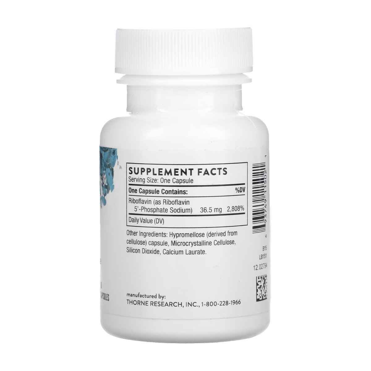 Капсули Thorne Riboflavin 5'- Phosphate - 60 caps 2023-10-3649