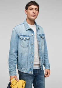 Куртка джинсова 13.1Q1.51.2934-53Z4 s.Oliver M Блакитний 13.1Q1.51.2934-53Z4