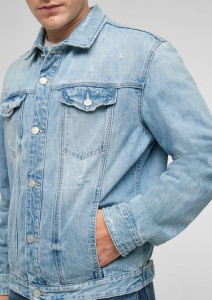 Куртка джинсова 13.1Q1.51.2934-53Z4 s.Oliver M Блакитний 13.1Q1.51.2934-53Z4