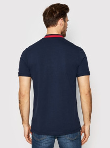 Поло JJCUT POLO SS 12200444-Navy Blazer-Fit:Standard fit Jack&Jones L Темно-синій 12200444-NAVY BLAZER-FIT: