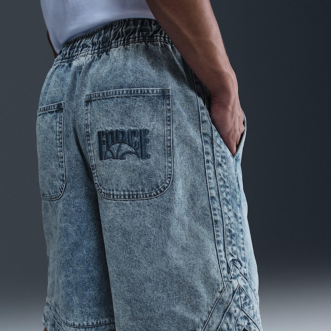 Шорти Nike Men's 10" Denim Basketball Shorts 'Blue Grey' HV1913-436