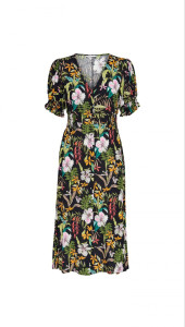 Сукня ONLMARS 2/4 MIDI DRESS WVN 15226567 Tap Shoe-JUNGLE FLOWER ONLY M Чорний 15226567TAPSHOE-JUNGLE FL