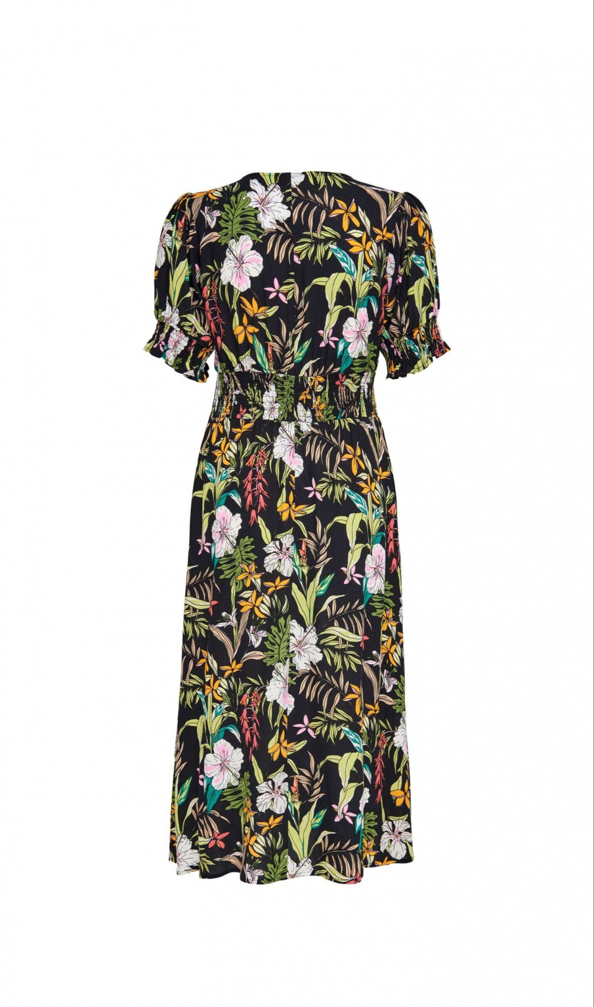 Сукня ONLMARS 2/4 MIDI DRESS WVN 15226567 Tap Shoe-JUNGLE FLOWER ONLY M Чорний 15226567TapShoe-JUNGLE FL