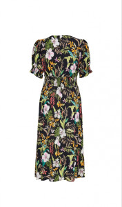 Сукня ONLMARS 2/4 MIDI DRESS WVN 15226567 Tap Shoe-JUNGLE FLOWER ONLY M Чорний 15226567TAPSHOE-JUNGLE FL