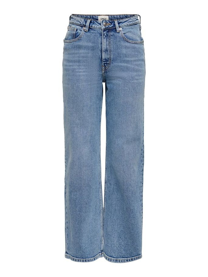 Джинси ONLJUICY HW WIDE LEG REA365  NOOS 15234743-Medium Blue Denim-Detail:NAS365 ONLY 29/34 Блакитн 15234743-MEDIUM BLUE DENI