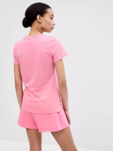 Футболка V-GAP SS CLSC TEE 268820-68 GAP L Розовий 268820-68