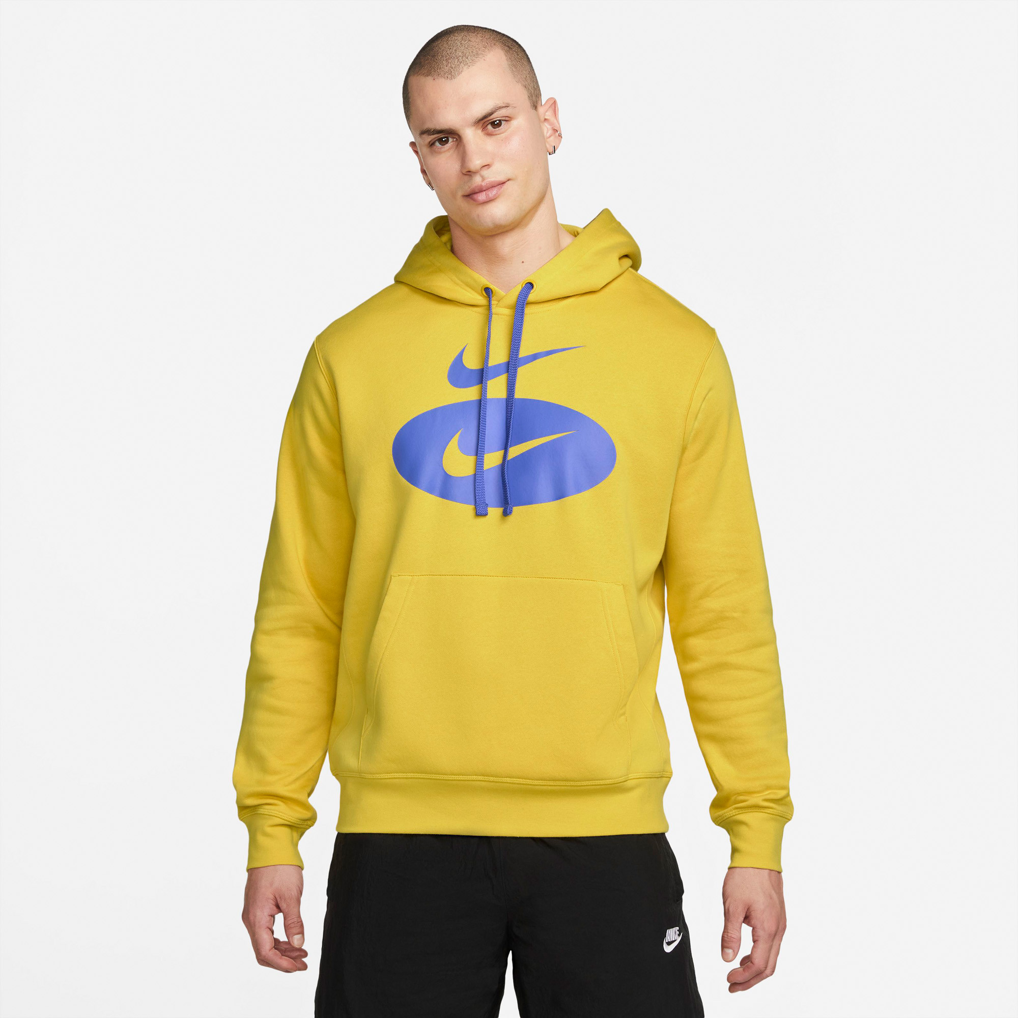 Худі чоловіче Nike Sportswear Swoosh League Yellow Dm5458-709 DM5458-709