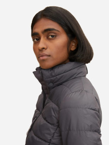 Куртка ultra lightweight jacket 1031313-15417 Tom Tailor L Темно-сірий 1031313-15417