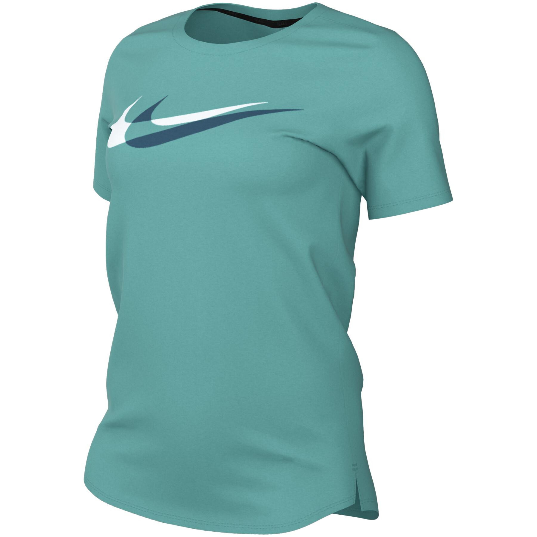 Футболка жіноча Nike Dri-Fit Swoosh Run Light Blue DD6478-392
