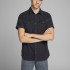 Сорочка JJESHERIDAN SHIRT S/S SN 12159371 Black Denim Jack&Jones L Чорний 12159371BlackDenim