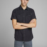 Сорочка JJESHERIDAN SHIRT S/S SN 12159371 Black Denim Jack&Jones L Чорний 12159371BLACKDENIM