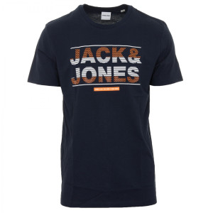 Футболка JJMOUNT TEE SS CREW N 12182600 Navy Blazer Jack&Jones L Темно-синій 12182600NAVYBLAZER