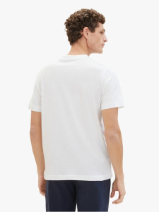 Футболка T-SHIRT WITH A LOGO PRIN 1040988-20000 Tom Tailor XL Білий 1040988-20000