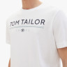 Футболка T-SHIRT WITH A LOGO PRIN 1040988-20000 Tom Tailor XL Білий 1040988-20000