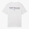 Футболка T-SHIRT WITH A LOGO PRIN 1040988-20000 Tom Tailor XL Білий 1040988-20000