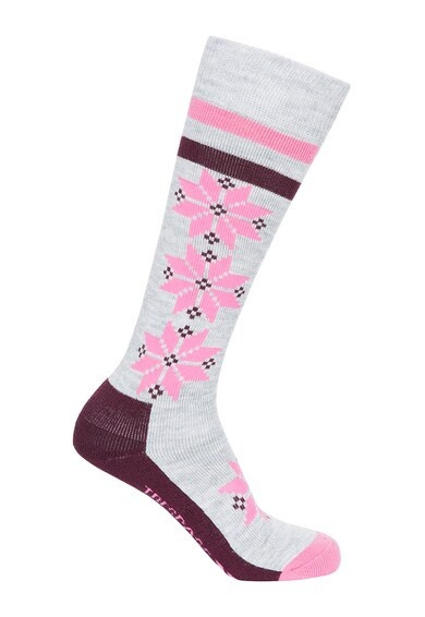 Шкарпетки SNOWFALL - FEMALE SKI SOCK FASOSKTR0001-GREY MELANGE Trespass 3/6 Сірий FASOSKTR0001-GREY MELANGE