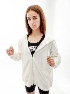 Кофта Nike W NSW JRSY OS FZ HOODIE DM6415-133