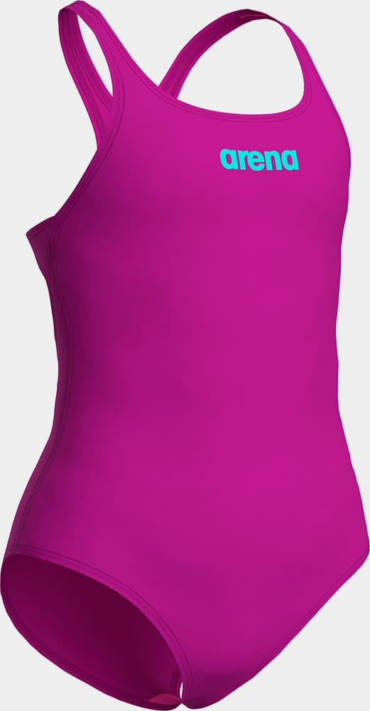 Купальник закритий для дівчат Arena TEAM SWIMSUIT SWIM PRO SOLID рожевий Діт 110 см 004762-905