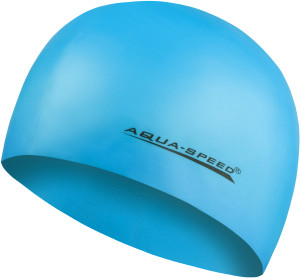 Шапочка для плавання Aqua Speed MEGA 100-30 світло-блакитний Уні OSFM 100-30