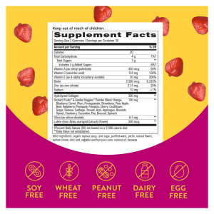 Капсули Hair, Skin and Nails with Collagen - 60 gummies Strawberry 2022-10-0603