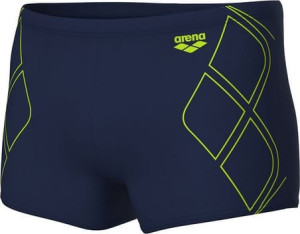 Шорти для плавання для чоловіків Arena GRAPHIC SWIM SHORT темно-синій Чол 100 009083-706